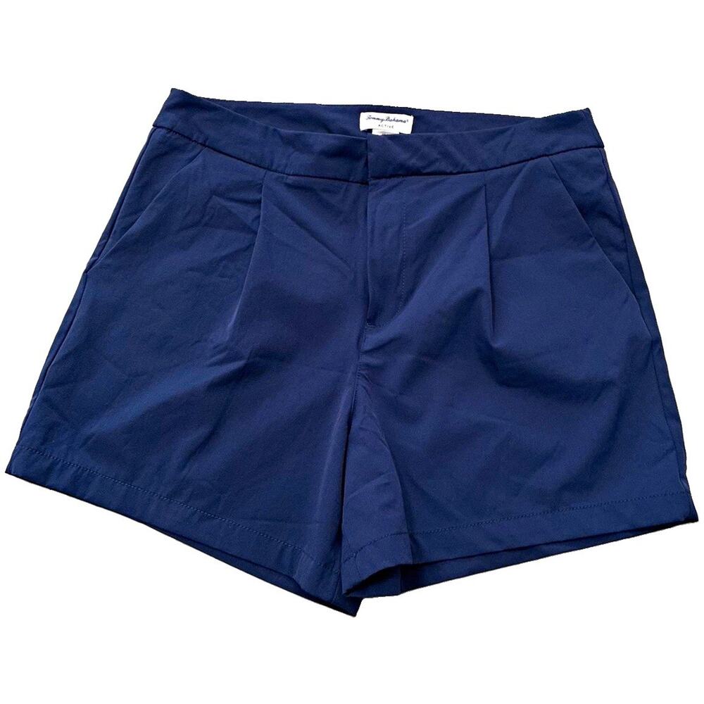 Tommy Bahama Active Women’s Blue Solid Athletic Shorts Golf Stretch Size L